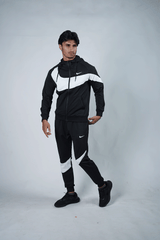 Nik Double Black Tracksuit