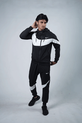 Nik Double Black Tracksuit