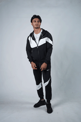 Nik Double Black Tracksuit