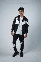 Nik Double Black Tracksuit