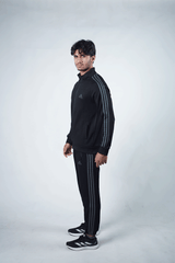 ADI Dark Teal Black Tracksuit