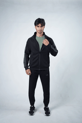 ADI Dark Teal Black Tracksuit
