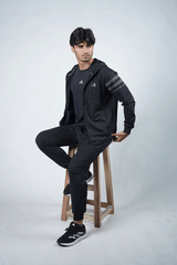 ADI Dotted Black Tracksuit