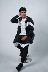 Nik Double Black Tracksuit