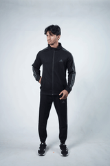 ADI Dark Teal Black Tracksuit