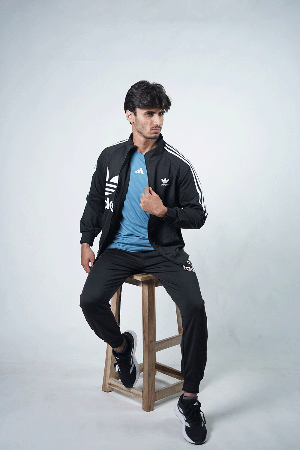 ADI Funky Black Tracksuit