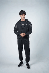 ADI Dotted Black Tracksuit