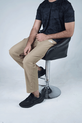 Nik Beige Straight Fit Trouser