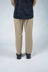 Nik Beige Straight Fit Trouser