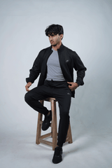 Nik Premium Black Tracksuit