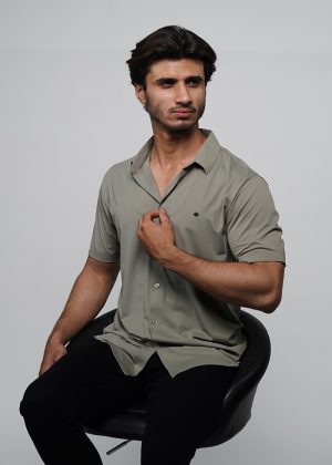 Exclusive B.Berry Lime Green Button Down Shirt