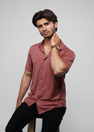 Exclusive Armni Cherry Pink Button Down Shirt