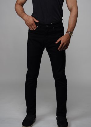 Slim Fit Black Denim Jeans